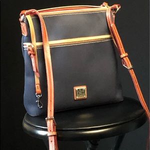 Canvas and Leather Crossbody